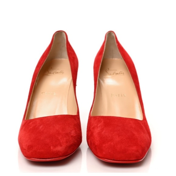 Christian Louboutin Veau Velours Donna Stud Spikes 85 Pumps – Size 39.5 - Picture 6 of 12